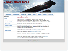 Tablet Screenshot of japan-reise-infos.de